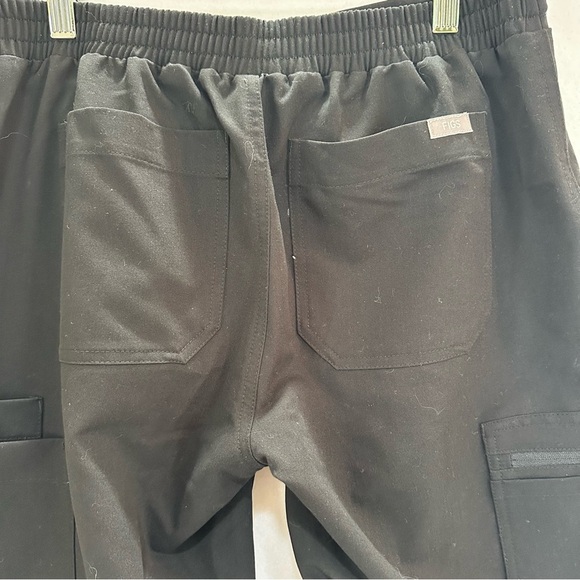 Figs Scrub Pants Technical Collection Straight Leg Women's Size Small Black - Picture 7 of 11